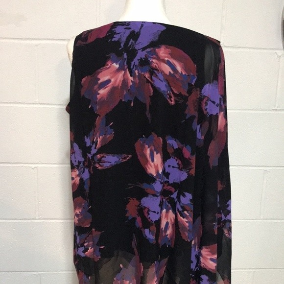 Vanessa Williams Asymmetrical Flutter Top  - NWOT - Picture 8 of 9